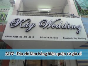 ATA - Đơn vị thiết kế, thi công bảng hiệu quận 10 giá rẻ