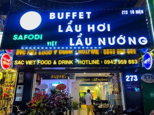 Thi công biển quảng cáo lẩu nướng chất lượng tại TP HCM