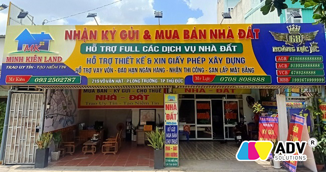 Làm biển hiệu quảng cáo ký gửi nhà đất