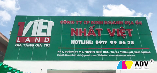 Mẫu Bảng hiệu ký gửi nhà đất đẹp