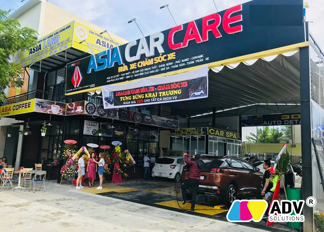 Bảng hiệu rửa xe giúp cạnh tranh đối thủ và thu hút khách hàng