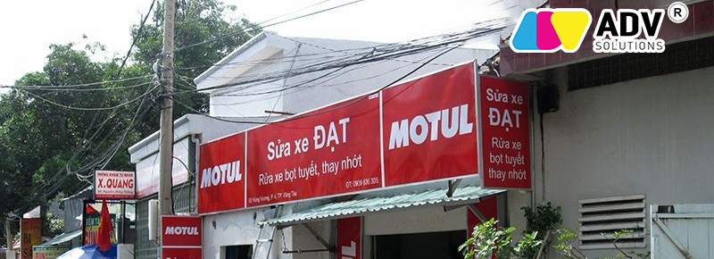Mẫu biển hiệu rửa xe bọt tuyết