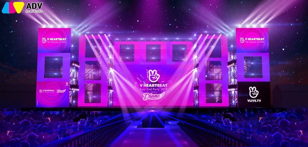 ATA chuyên thi công backdrop sân khấu ấn tượng và chuyên nghiệp