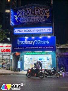 Làm bảng hiệu led, hộp đèn led